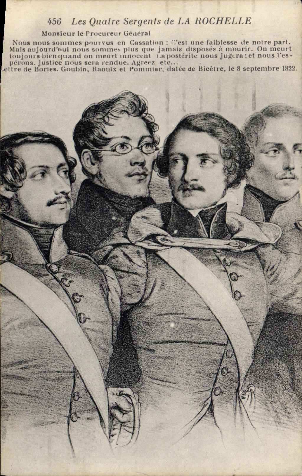 CPA Les Quatre Sergents de La Rochelle 