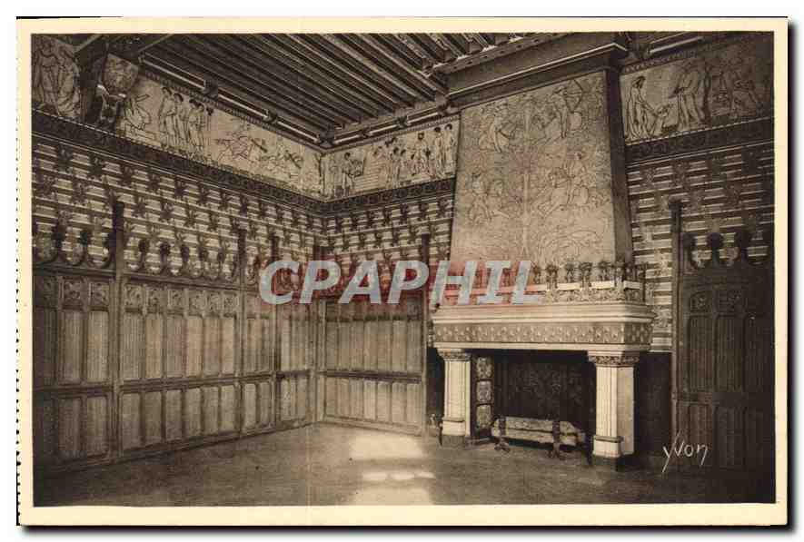 CPA Chateau de Pierrefonds Oise La Chambre du Seigneur 