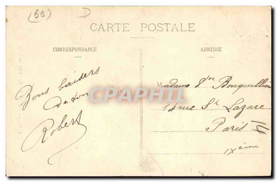 CPA Compiegne Hotel de Ville  — Verso