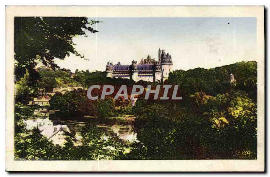 CPA Pierrefonds Oise Le Chateau le Lac et l'Eglise 