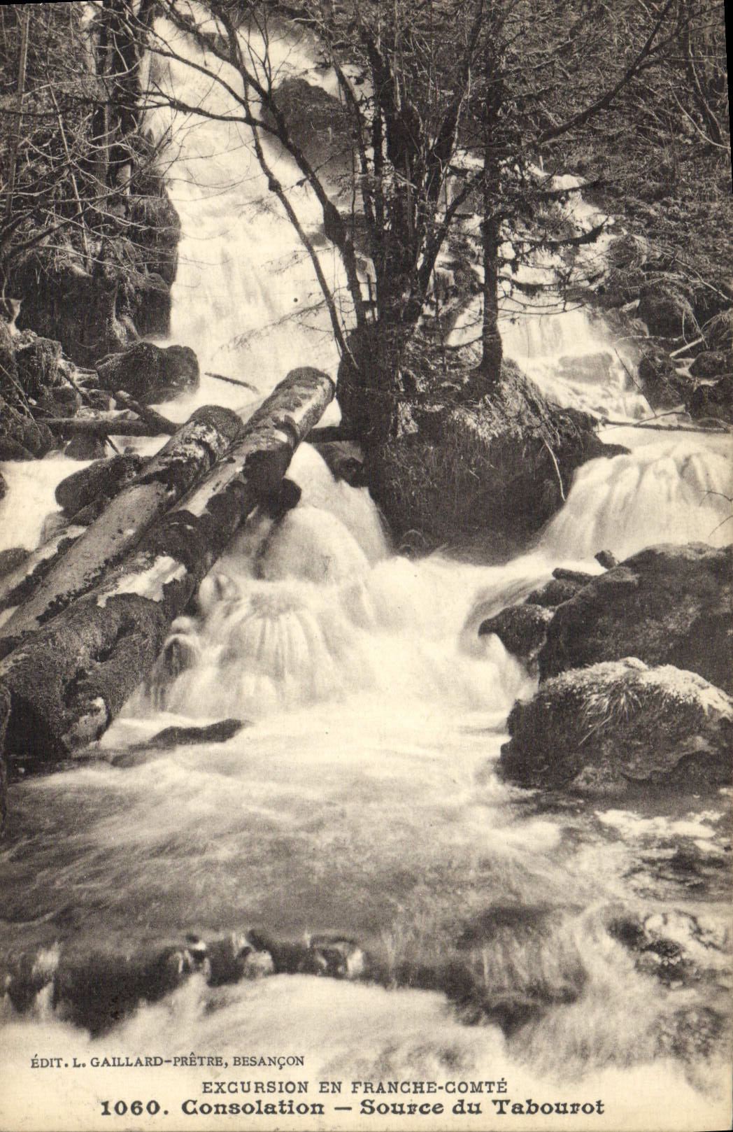 CPA Excursion en Franche Comte Consolation Source du Tabourot 
