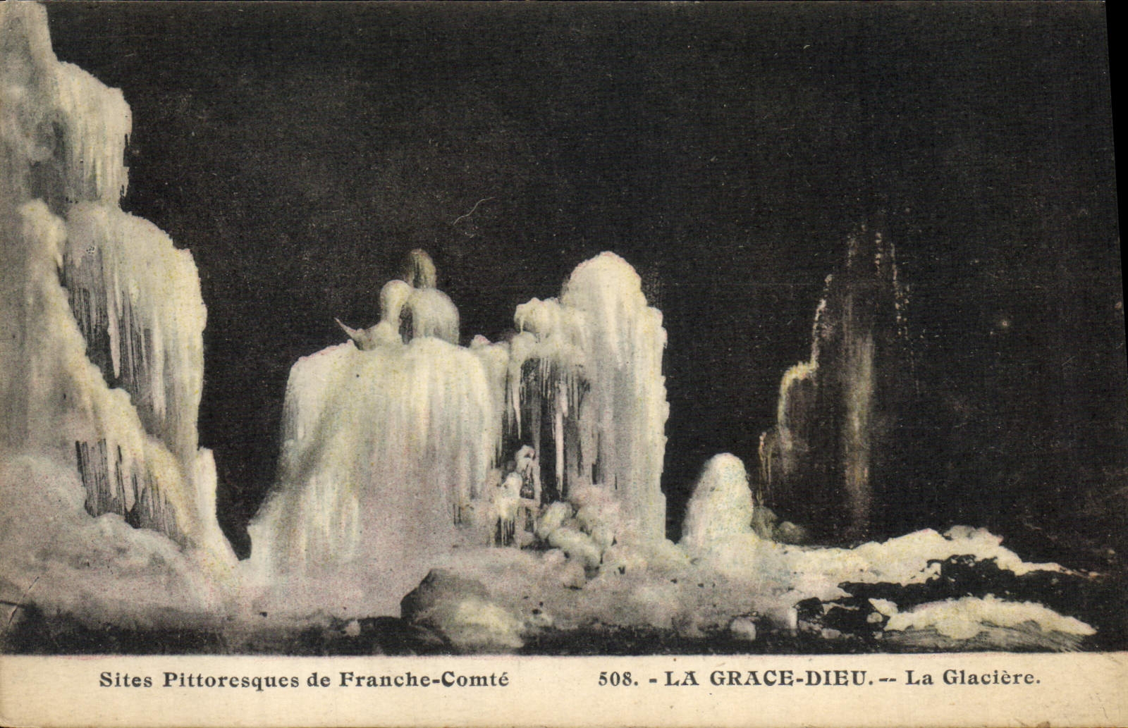 CPA Sites Pittoresques de Franche Comte La Grace Dieu La Glaciere 
