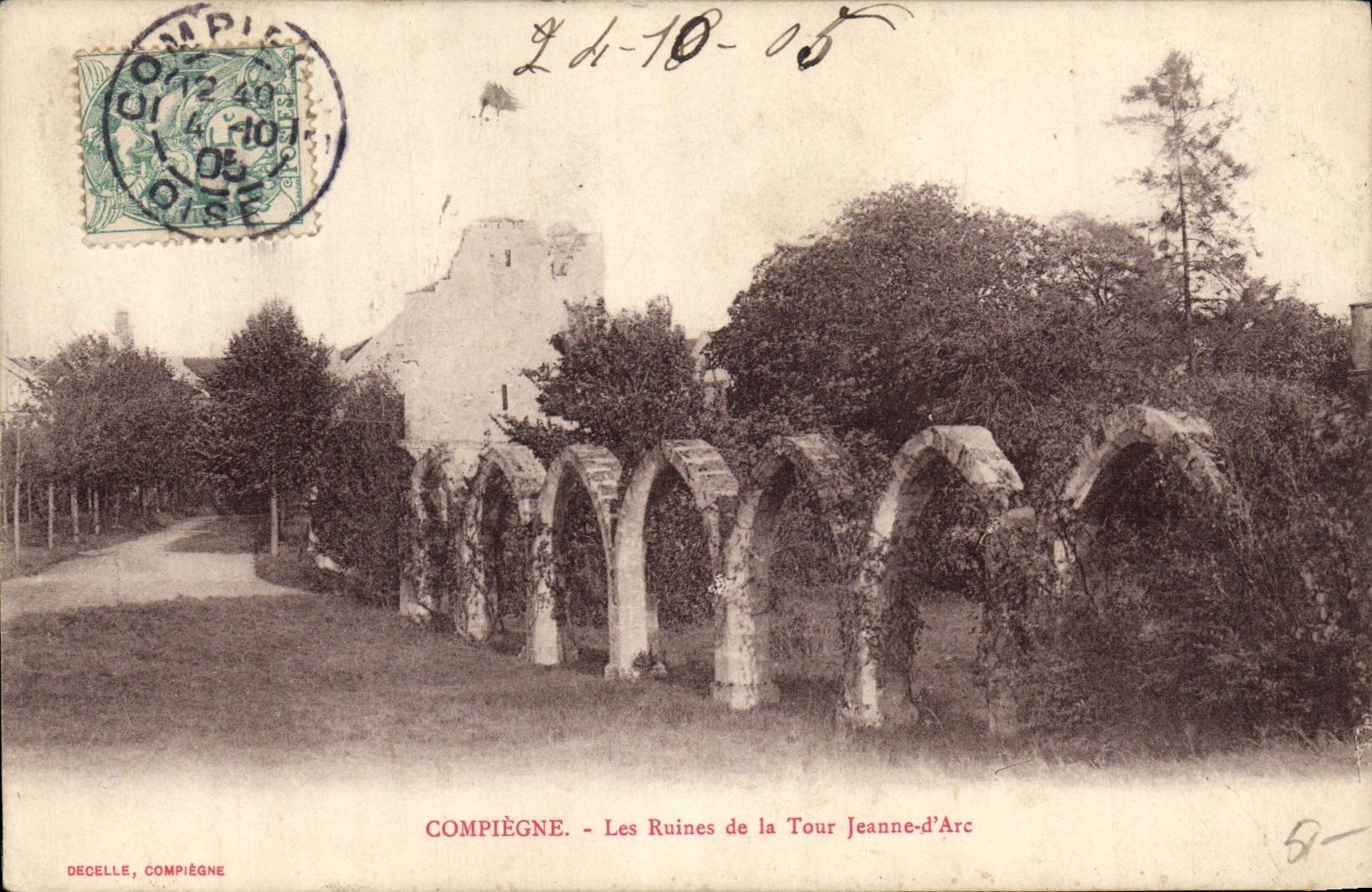 Compiègne - Ruins of the Joan-of-Arc Tower — Decelle, Compiègne