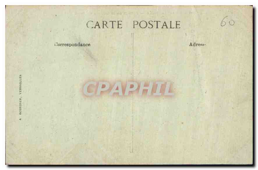 CPA Chateau de Chantilly Vitraux de la Galerie de Psyche IX  — Verso