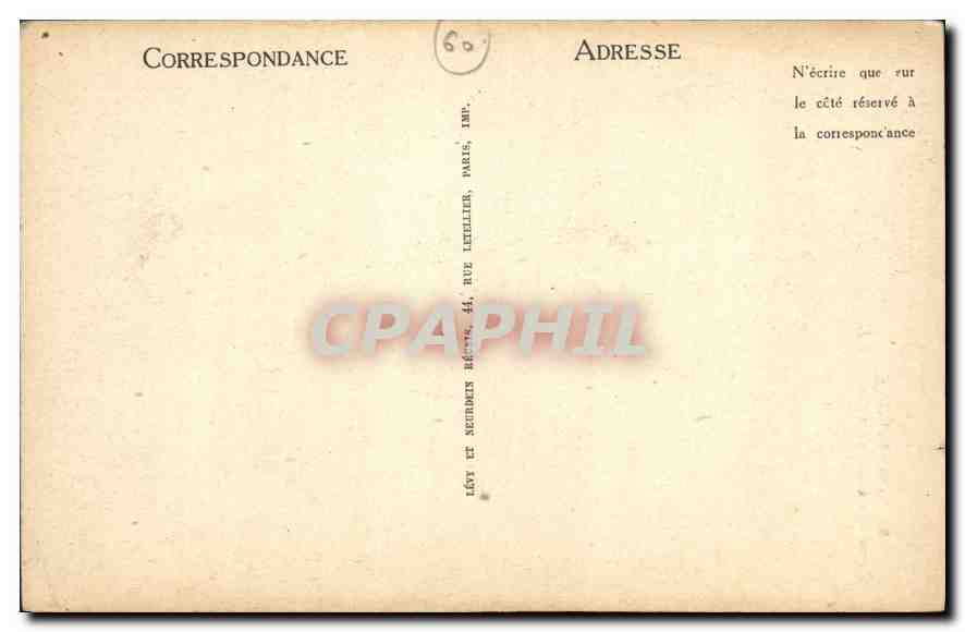CPA Compiegne Place de l'Hotel de Ville  — Rückseite