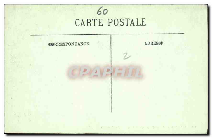 CPA Compiegne Parc du Chateau La Tonnelle  — Rückseite