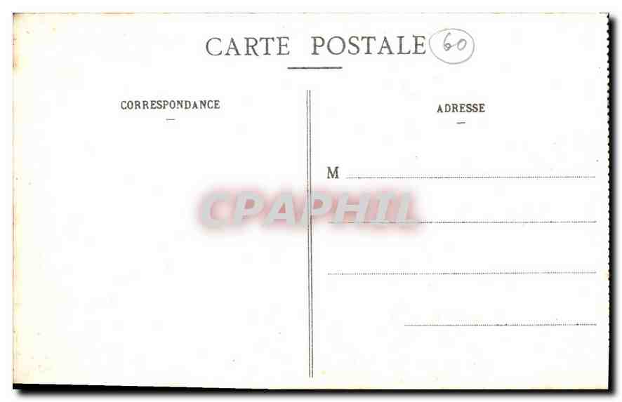CPA Compiegne L'Hotel de Ville  — Rückseite