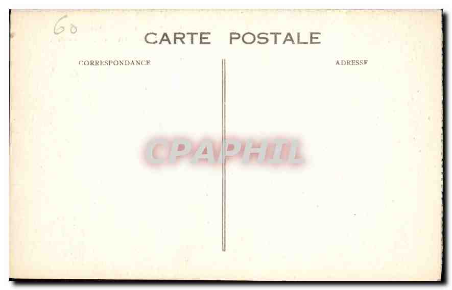 CPA Palais de Compiegne Un coin du Parc  — Rückseite