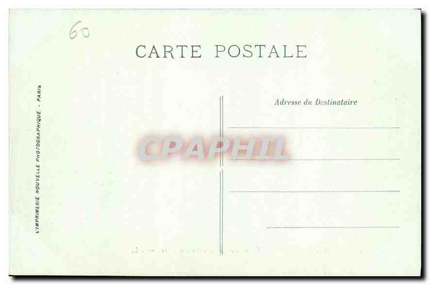 Château de Chantilly — Le Château vu du Parc — LL. — Verso