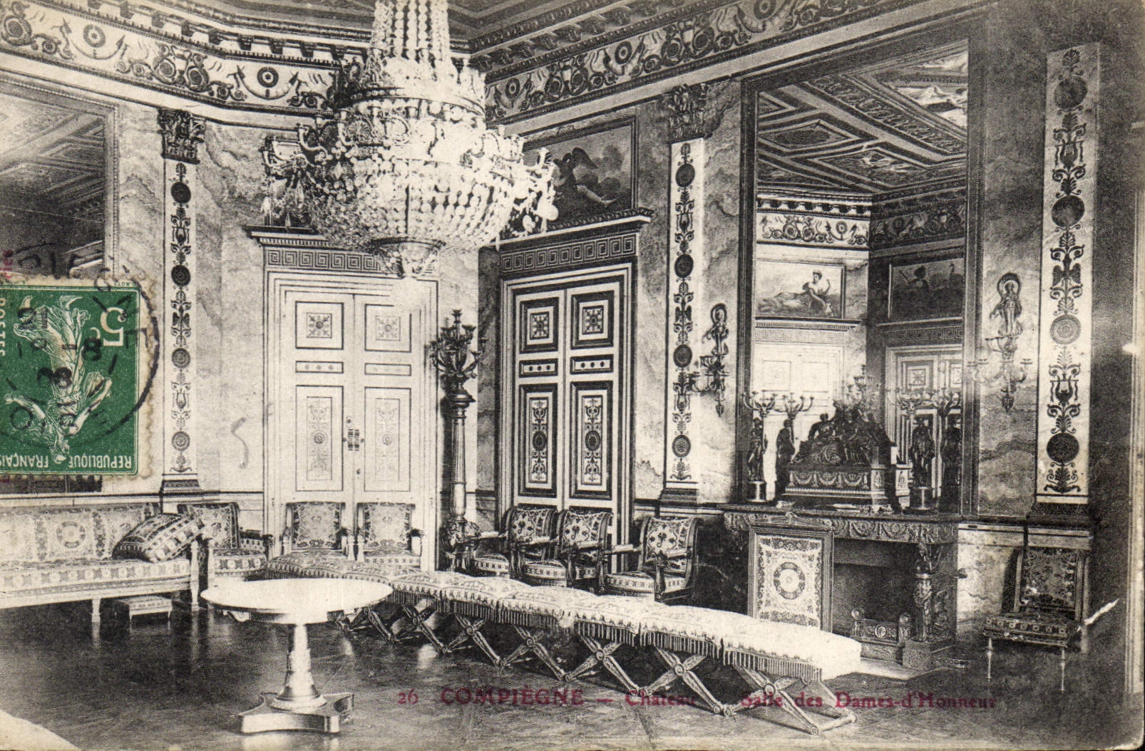 Compiegne — Château, Gare des Dames d'Honneur