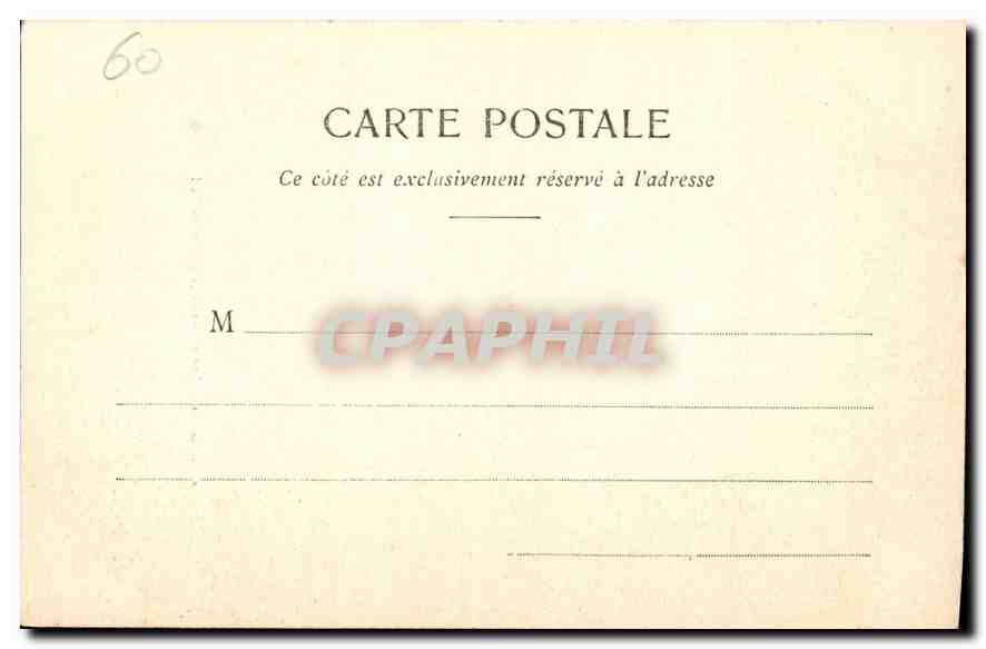 CPA La Cathedrale de Senlise Entree du Portail Sud  — Rückseite