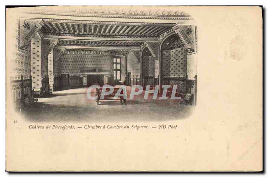 Château de Pierrefonds — Chambre à Coucher du Seigneur — ND Pbot