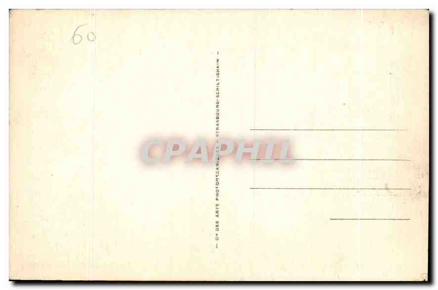 CPA Chantilly Le Chateau cote nord ouest  — Verso