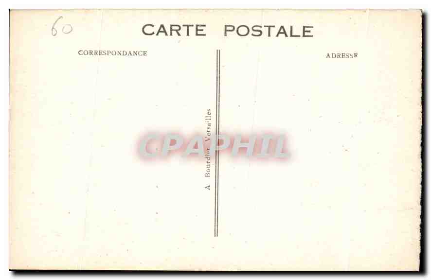 CPA Palais de Compiegne L'Avenue des Beaux Monts  — Rückseite