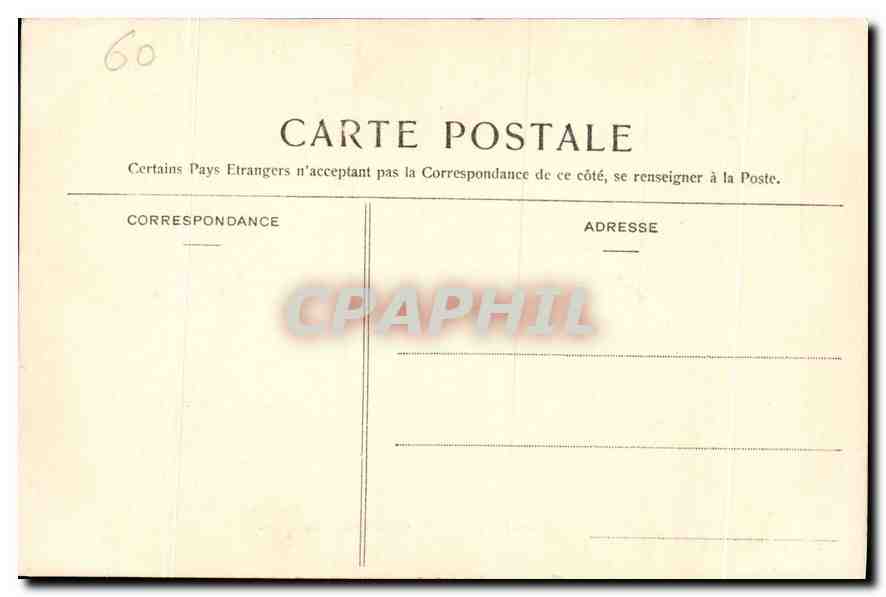 Parc du Château de Chantilly - Allée des Philosophes — Damblly, imp. Chantilly — Rückseite