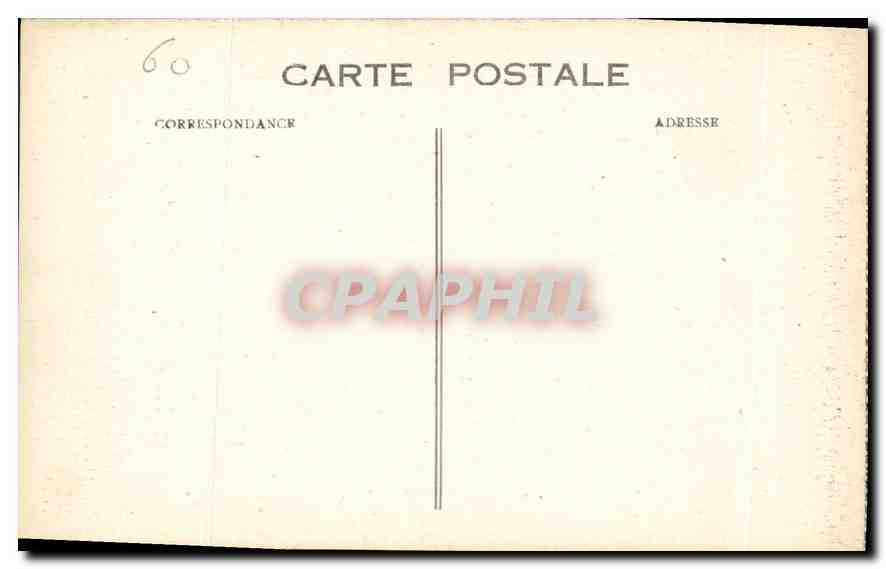 CPA Palais de Compiegne Un coin du Parc  — Rückseite