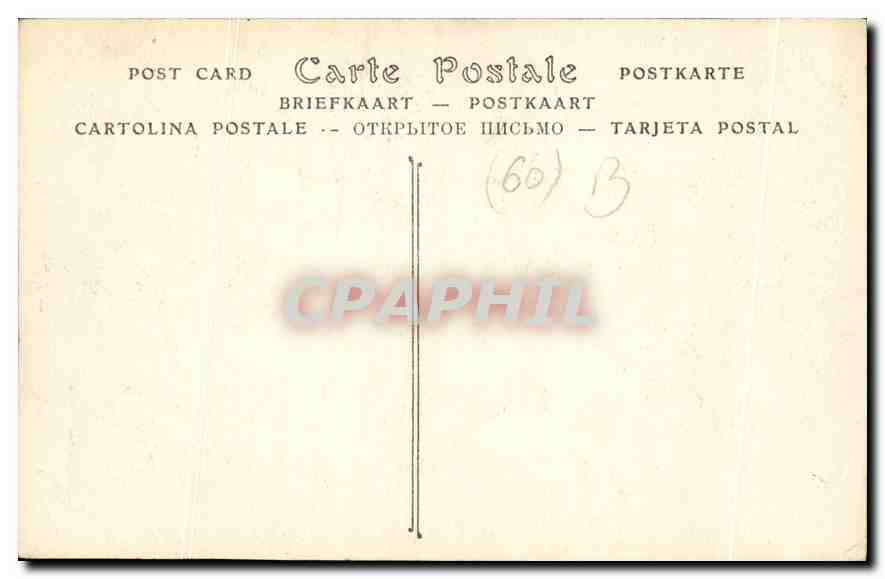 CPA Compiegne L'Hotel de Ville  — Rückseite