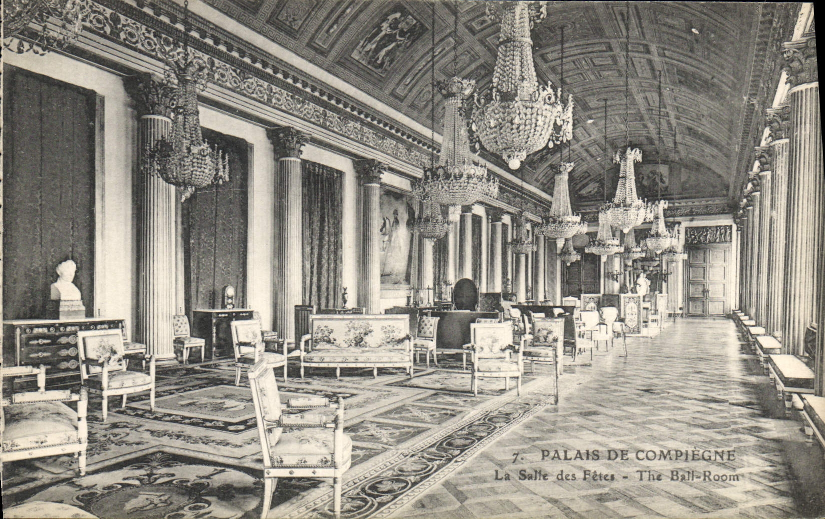 CPA Palais de Compiegne La Salle des Fetes 