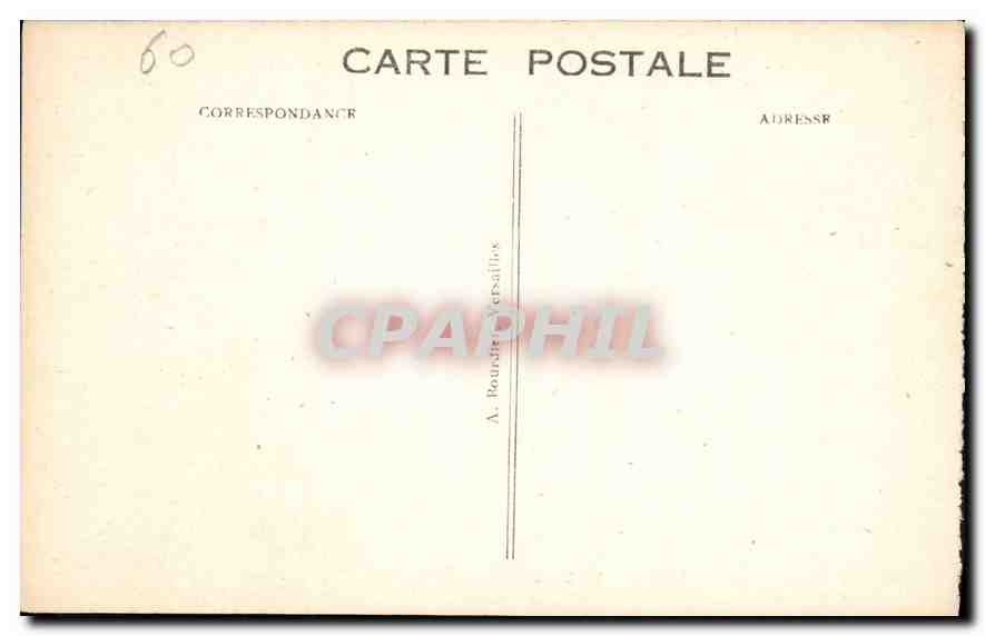 Palais de Compiègne — Le Berceau de Marie-Louise — éditeur non identifié, n° 32 — Rückseite