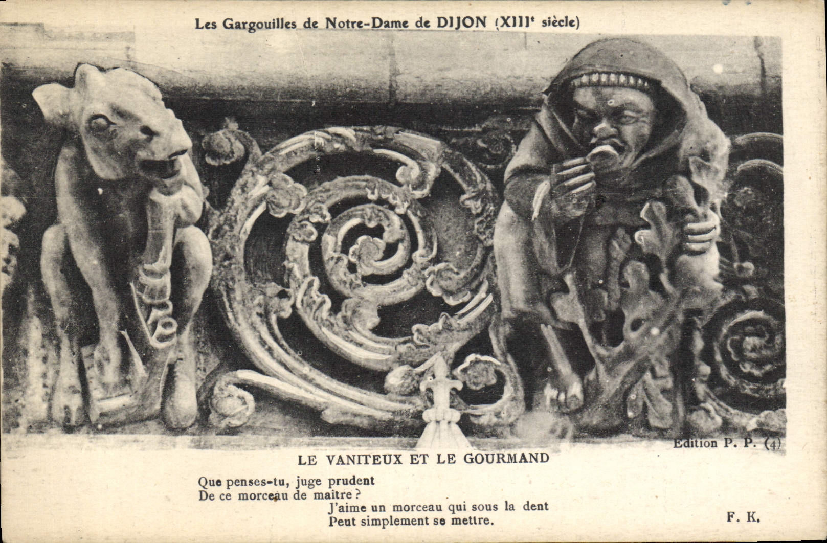 CPA Les Gargouilles de Notre Dame de Dijon 