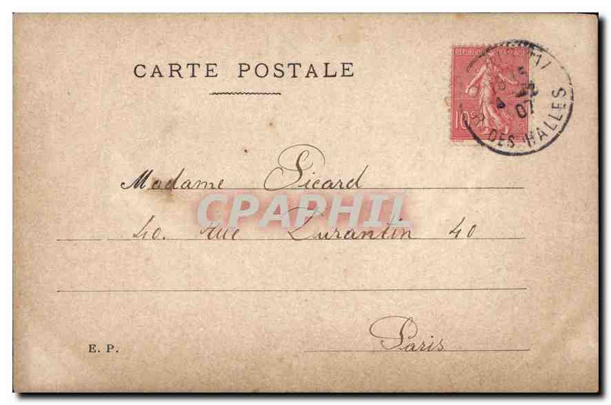 CPA Femme Enfant — Rückseite