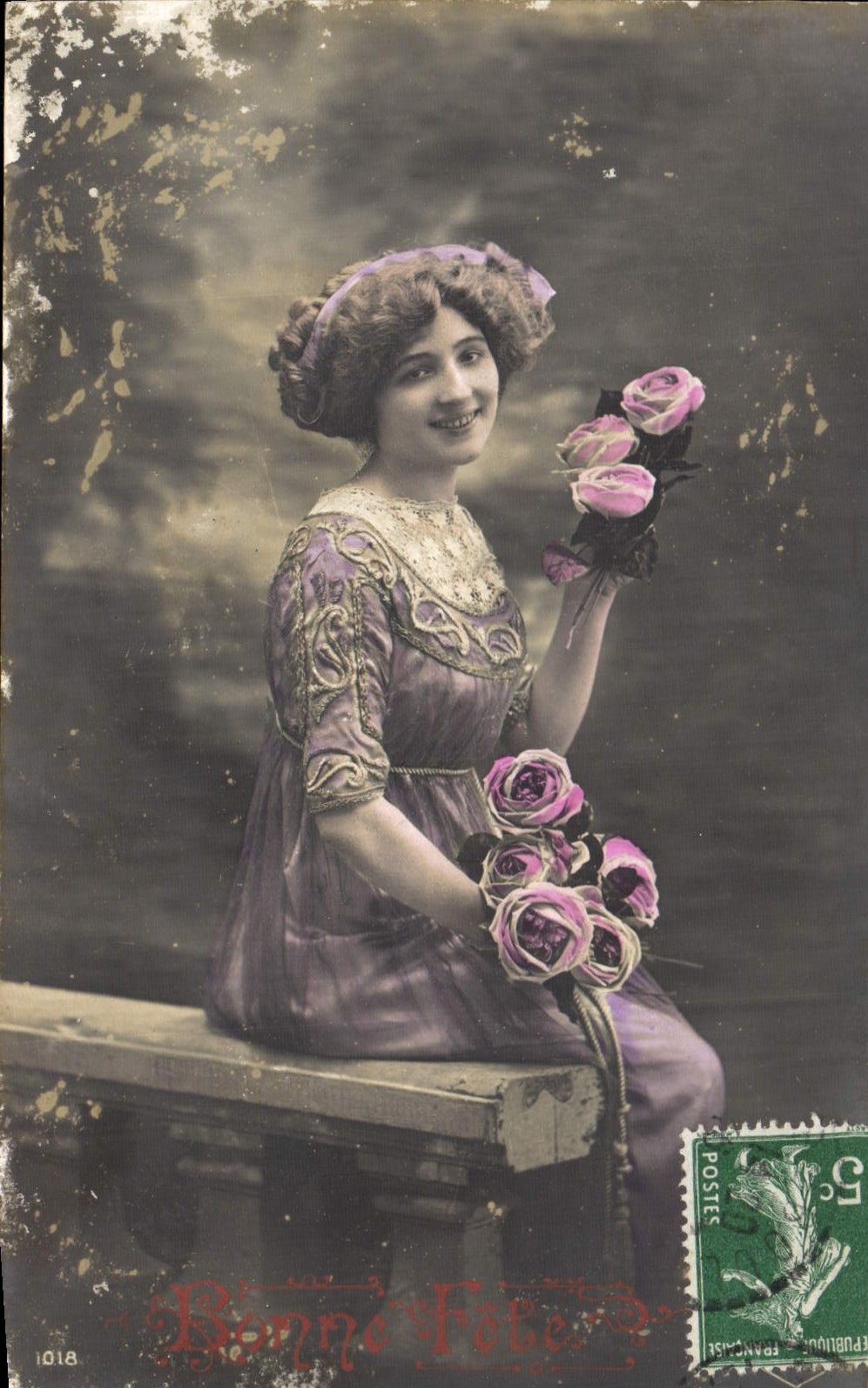CPA Bonne Fete Femme