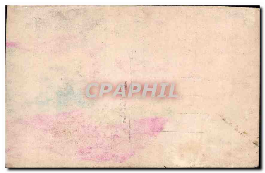CPA Femme — Verso