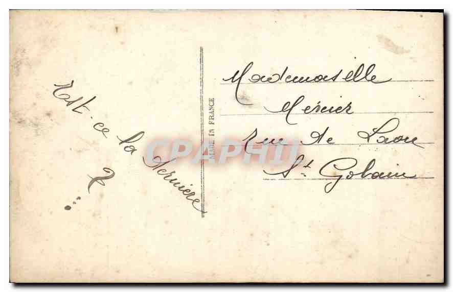 CPA Vive Ste Catherine Femme — Rückseite