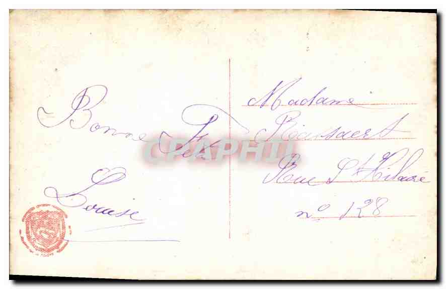 CPA Bonne fete Femme — Verso