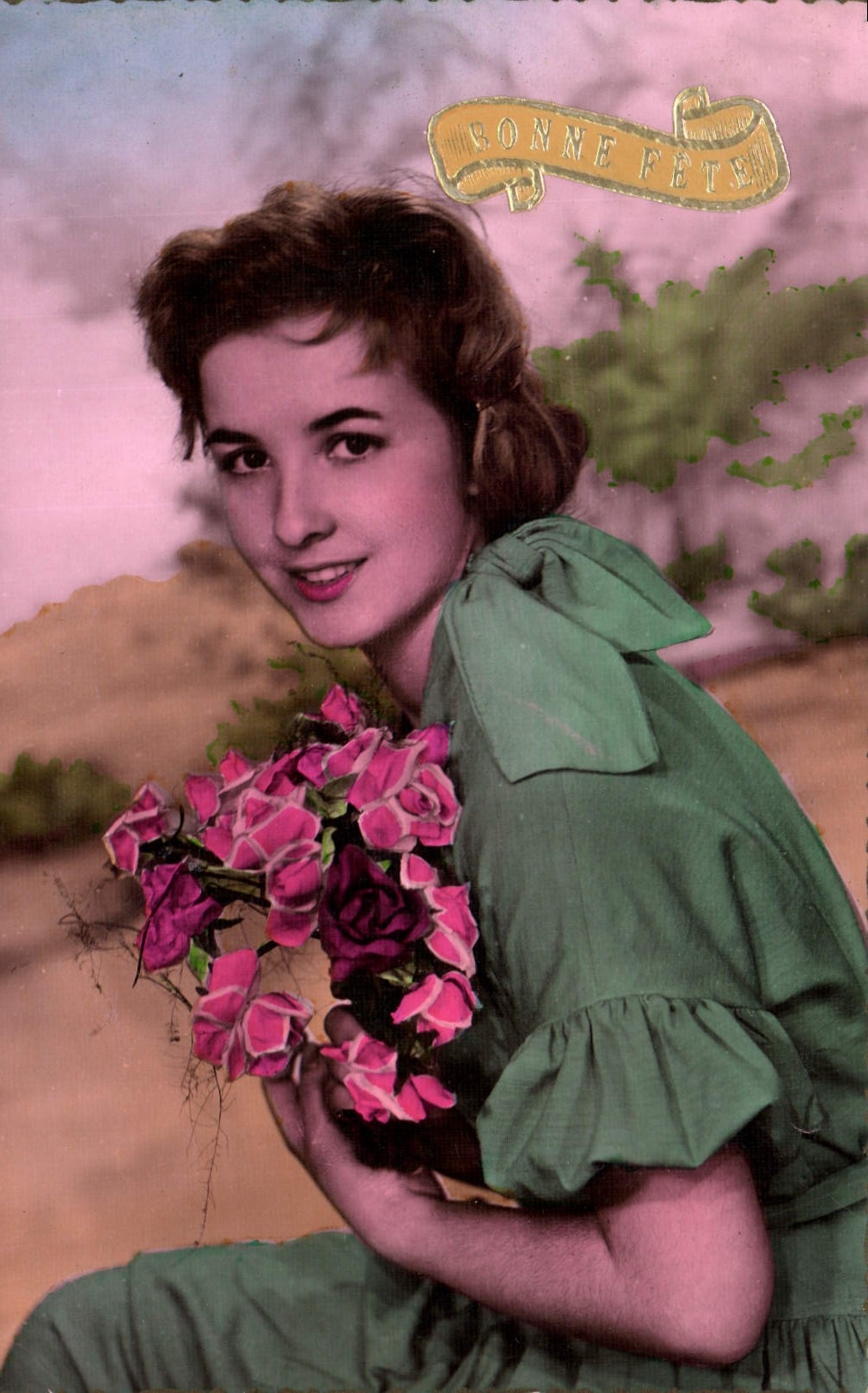 CPA Bonne Fete Femme