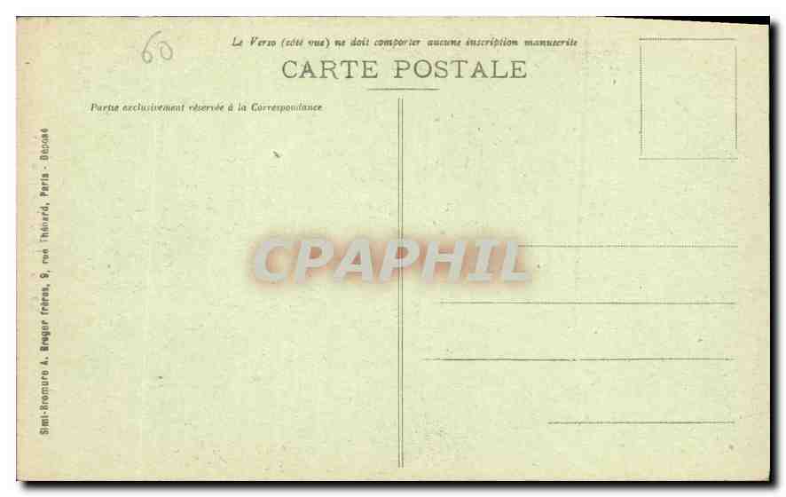CPA Senlis la Cathedrale  — Rückseite