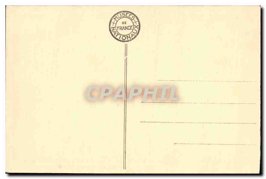 Palais de Fontainebleau — Appartements du Pape — Salle des Officiers de service — éditeur A.L. n°14 — Verso