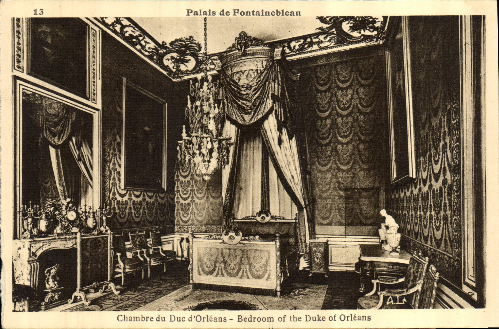 Camera del Duca d'Orléans — Palazzo di Fontainebleau — Editore: Musei di Francia, n° 13