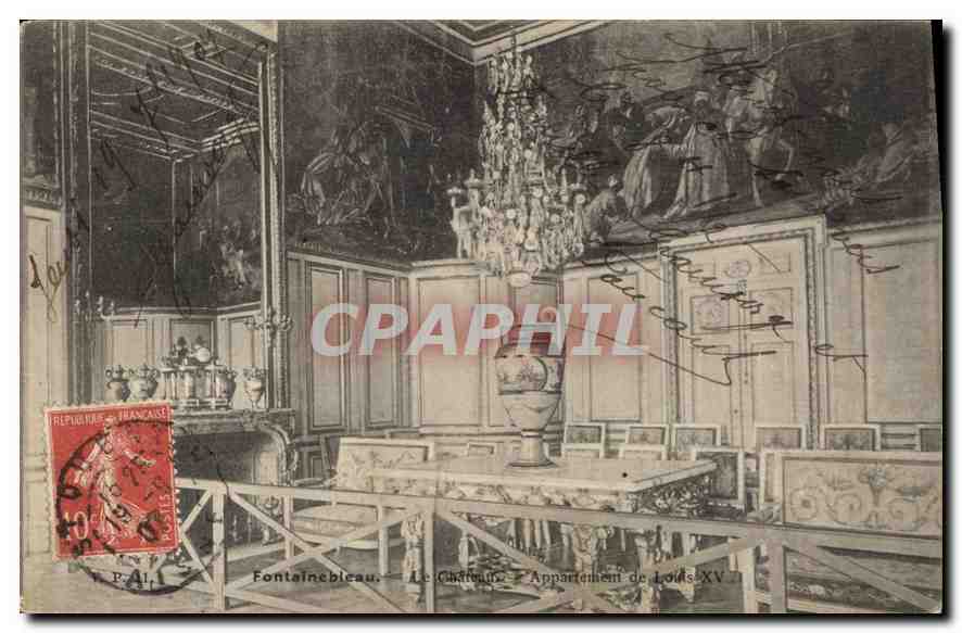 Fontainebleau — El Castillo: Apartamento de Luis XV — Editor no especificado