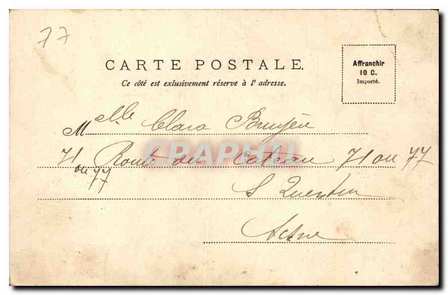 Fontainebleau — El Castillo: Apartamento de Luis XV — Editor no especificado — Reverso