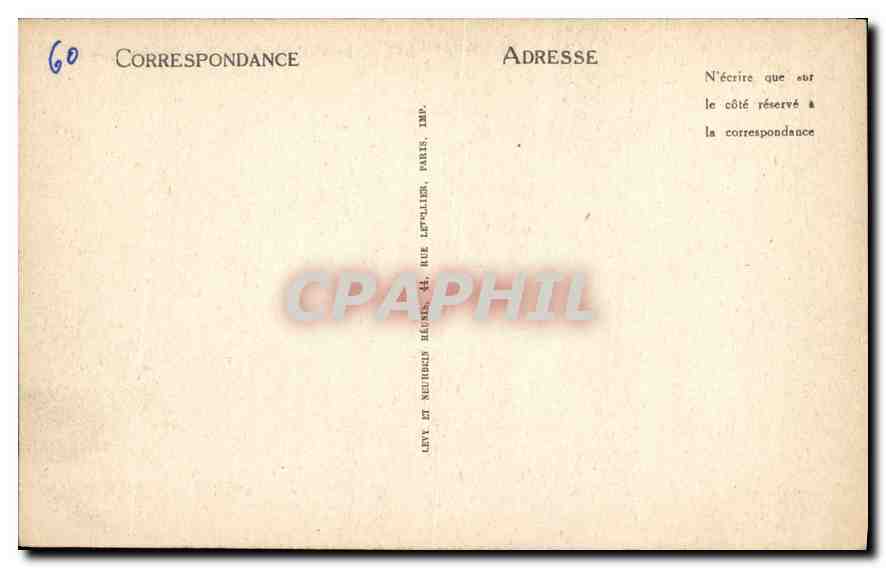 CPA Beauvais la Cathedrale vue generale  — Rückseite
