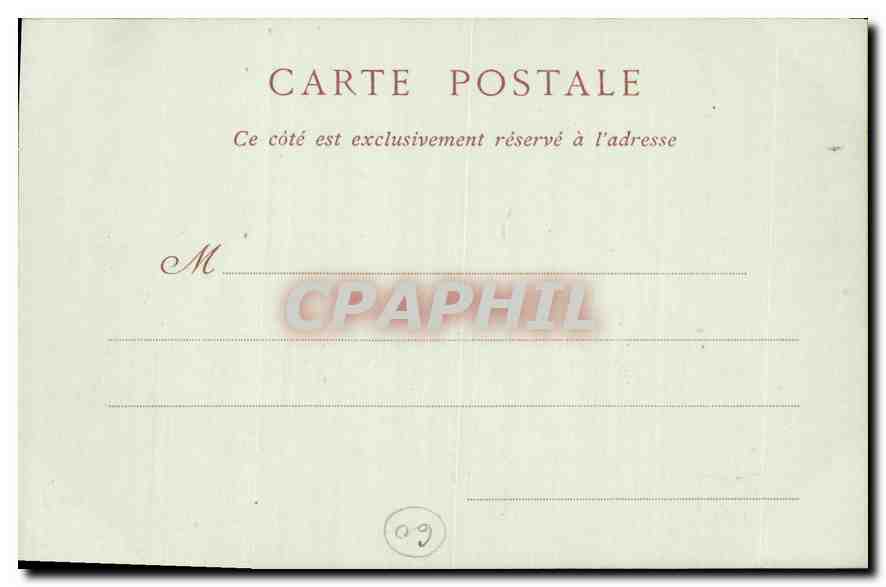 CPA Beauvais Porte du Palais de Justice  — Rückseite