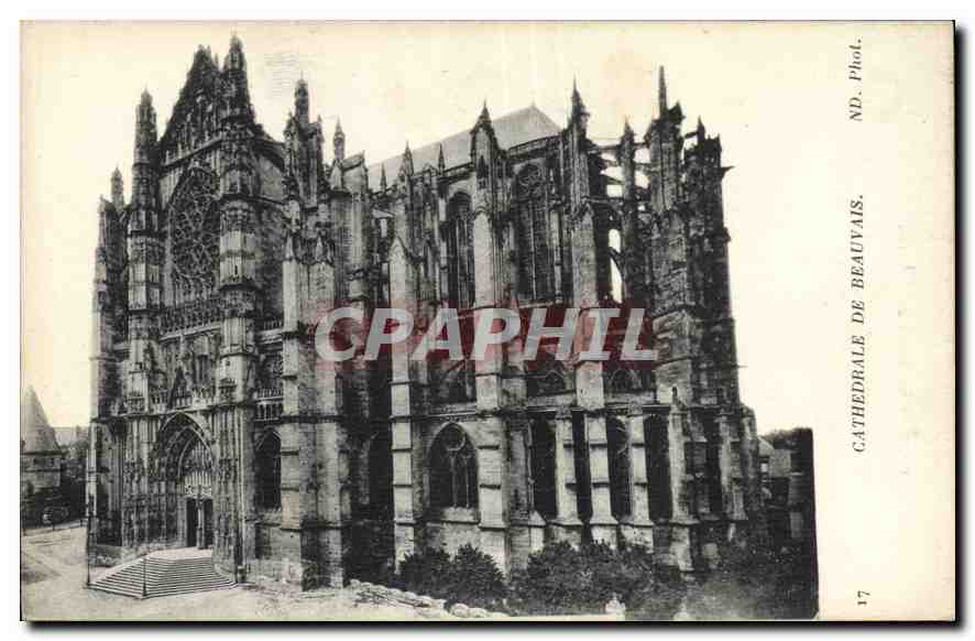 Cathédrale de Beauvais — vue de la façade — ND. Phot. n°17 - Anverso