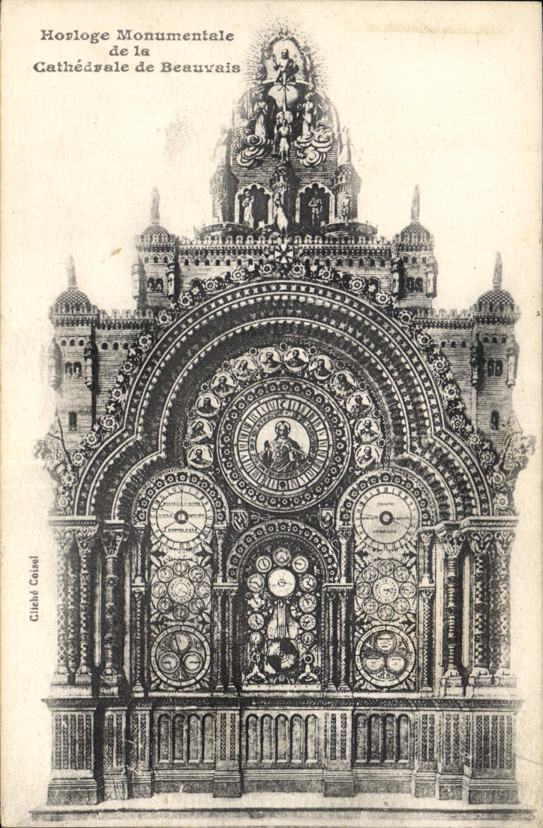 Horloge Monumentale de la Cathédrale de Beauvais — Cliché Coiseil