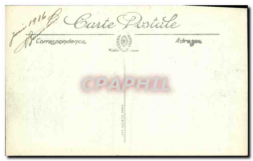 PierreFonds — Le Château, côté du Lac — Édition A. Darâmo, PierreFonds (Oise) — Rückseite