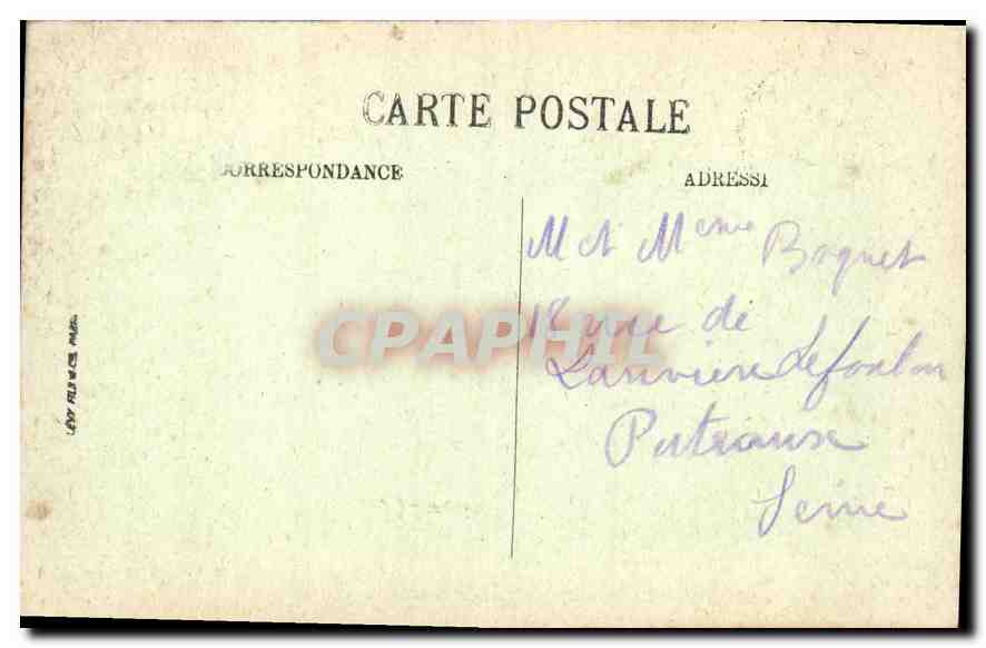 PierreFonds — Le Château, L'Étang et la Gare — LL, n°120 — Rückseite