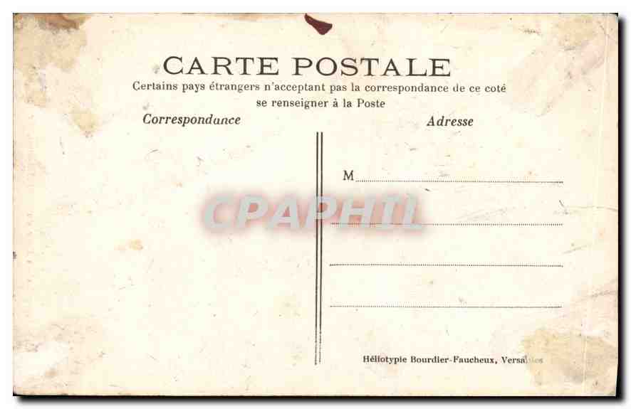 CPA Versailles Parc du Petit Trianon le Moulin  — Verso