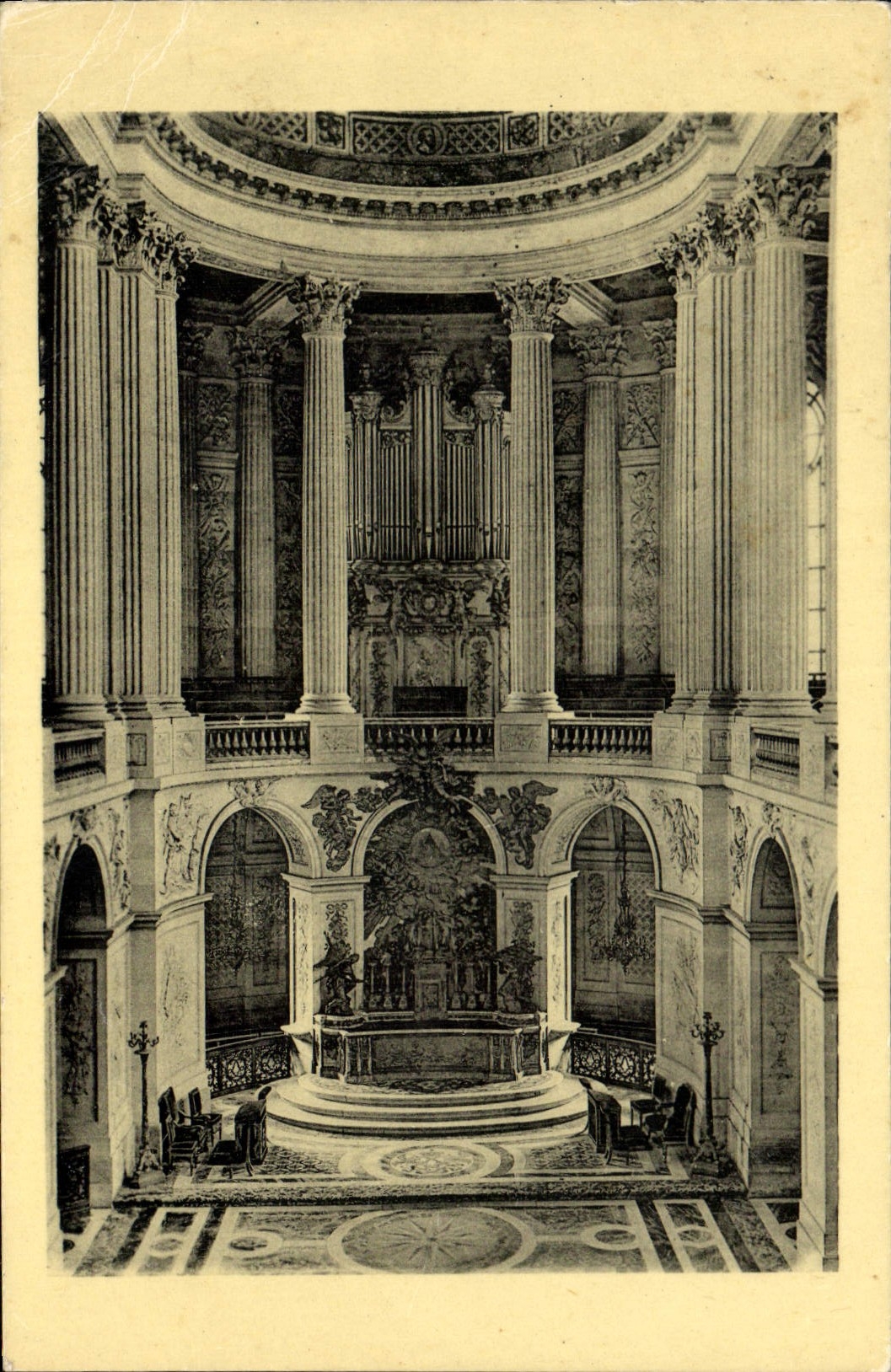 CPA Chateau de Versailles la Chapelle Orgue