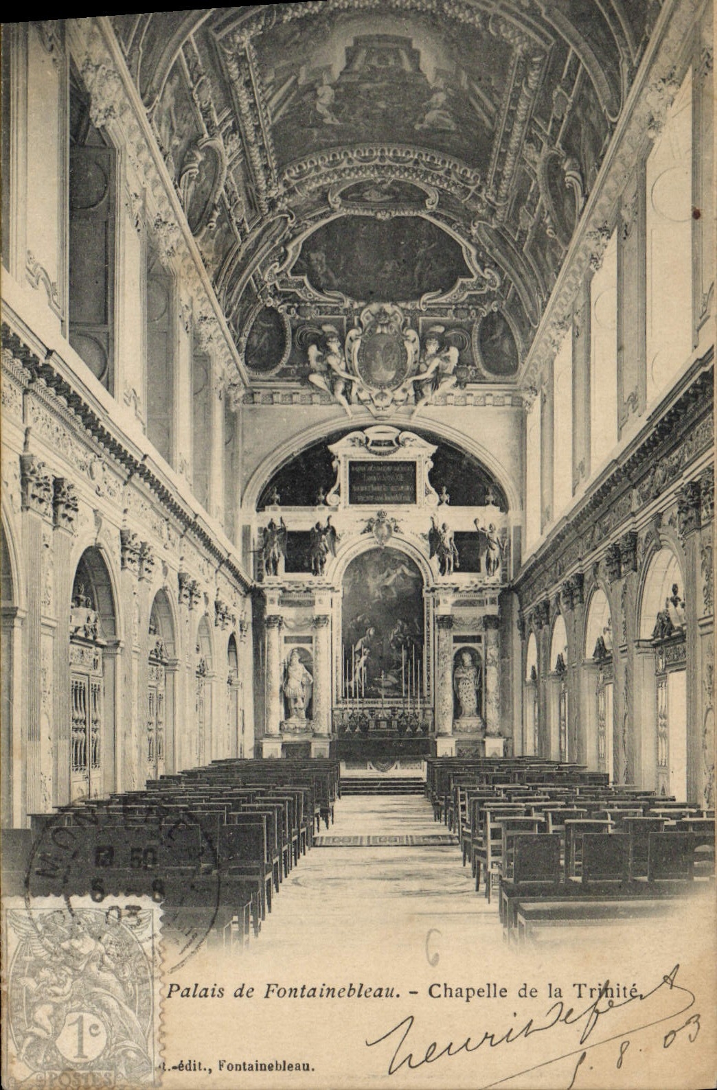 Palais de Fontainebleau — Chapelle de la Trinité — édit. Fontainebleau