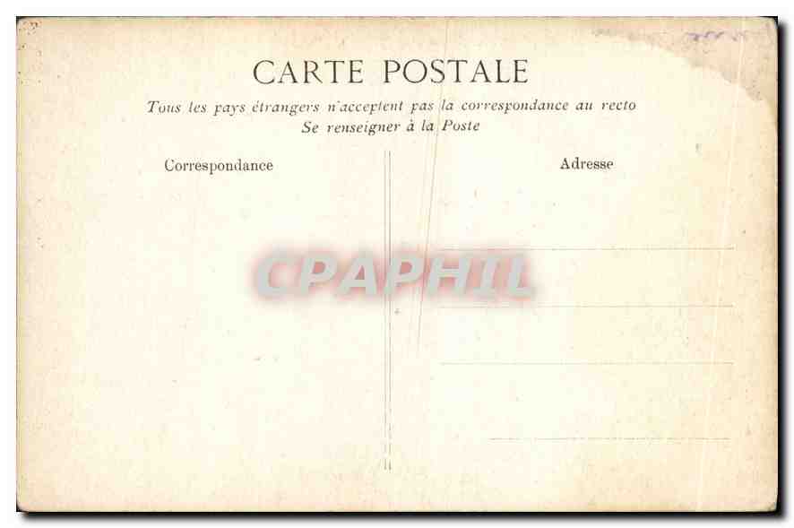 CPA Versailles Grand Trianon Salon des Glaces et Table du Conseil des Ministres   — Verso
