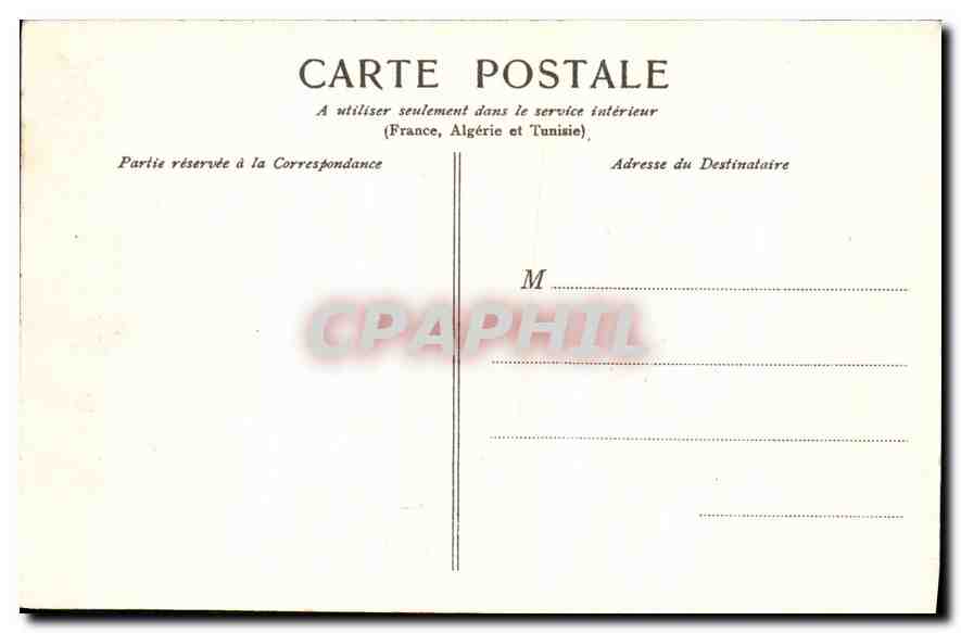 CPA Versailles Petit Trianon Grand Salon de Marie Antoinette  — Verso