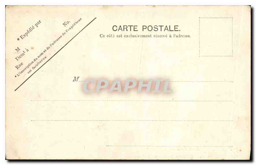 CPA Versailles Salle des Etats Generaux  — Verso