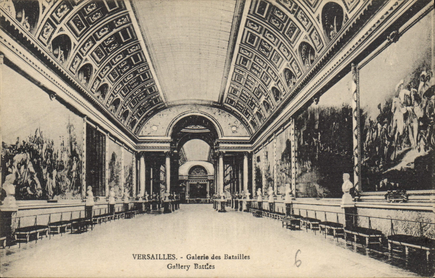 Versailles - Galerie des Batailles — Édition Cosse, n°6