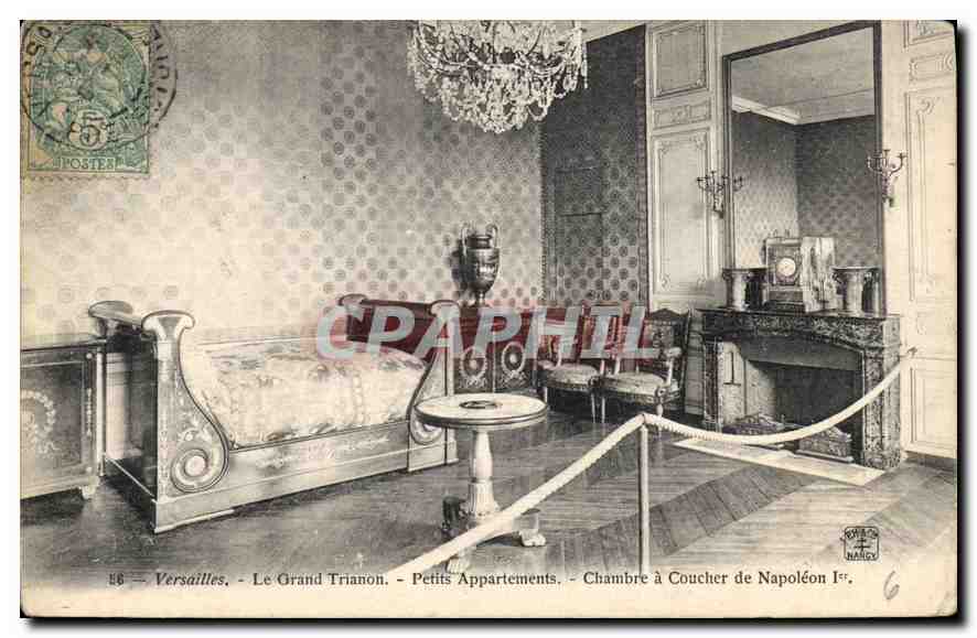 CPA Versailles le Grand Trianon Petits Appartements Chambre a Coucher de Napoleon Ier 