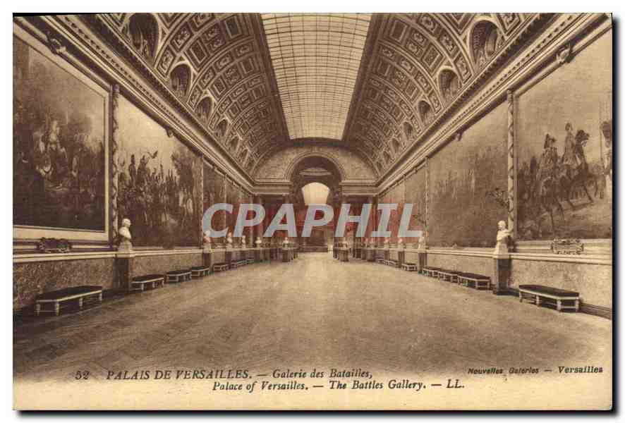 CPA Palais de Versailles Galerie des Batailles 